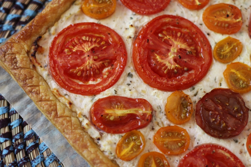 Ricotta and tomato tart 2 resized